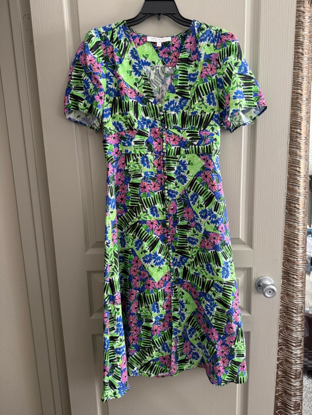Hunter Bell Larson wild Azalea Dress 8 NWOT - Picture 2 of 9
